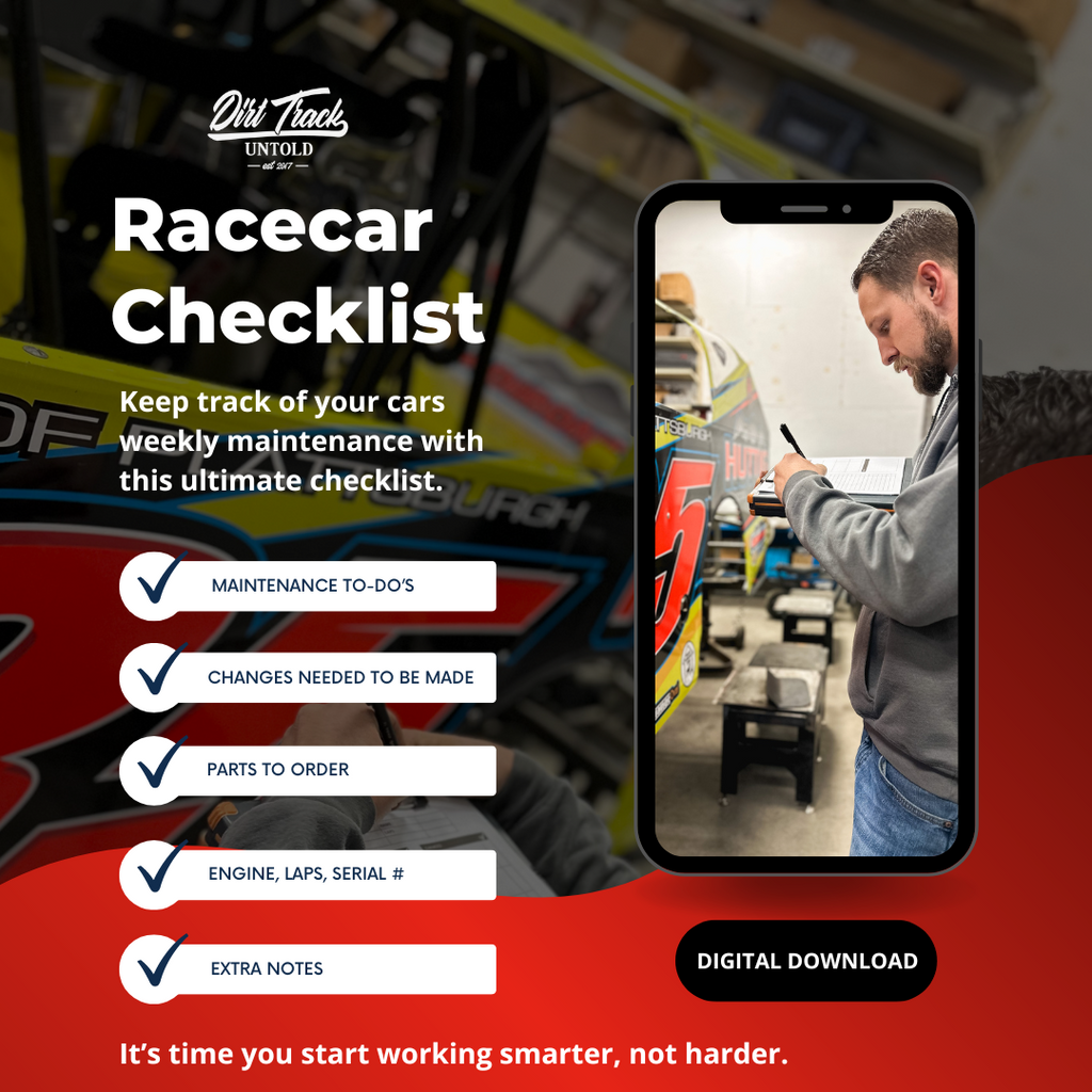 Racecar Checklist Digital Download